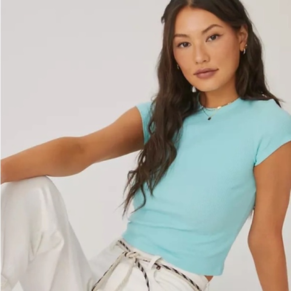 Maeve Ribbed Baby Tee